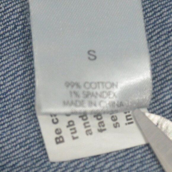 Kendall and Kylie Denim Jean Jacket or Mini Dress Size Small - Picture 6 of 13